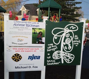 Dedication of the Avielle Richman Playground