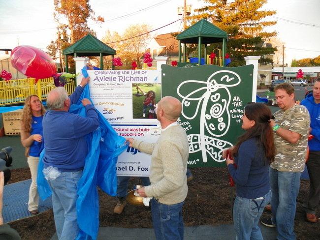 Dedication of the Avielle Richman Playground