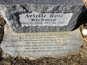 Avielle Rose Richman Tombstone