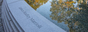 James' Name on the Sandy Hook Permanent Memorial