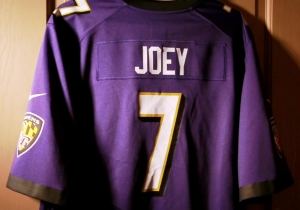 Baltimore Ravens Honor Joey with a Jersey