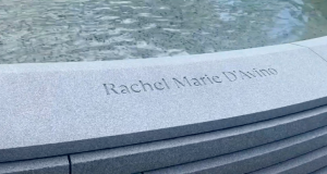 Rachel's Name on the Sandy Hook Permanent Memorial