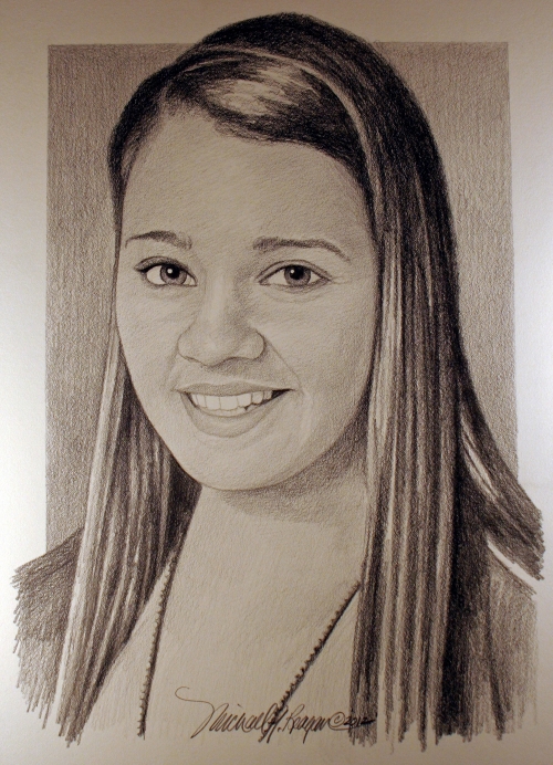 Victoria Leigh Soto Portrait created by artist Michael G. Reagan